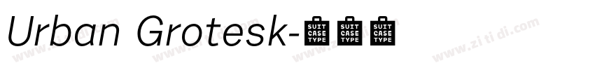 Urban Grotesk字体转换